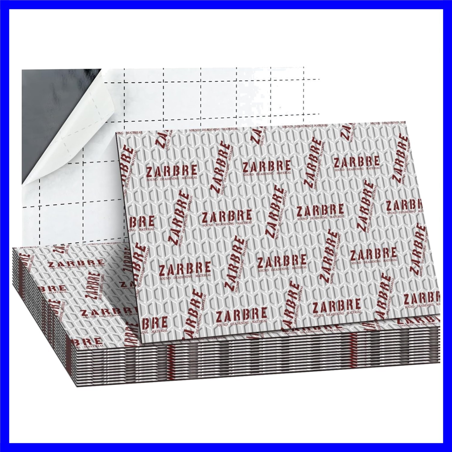 80 mil 2mm 16 sqft Sound Deading Material for Cars , 15 pcs Butyl Automotive ...