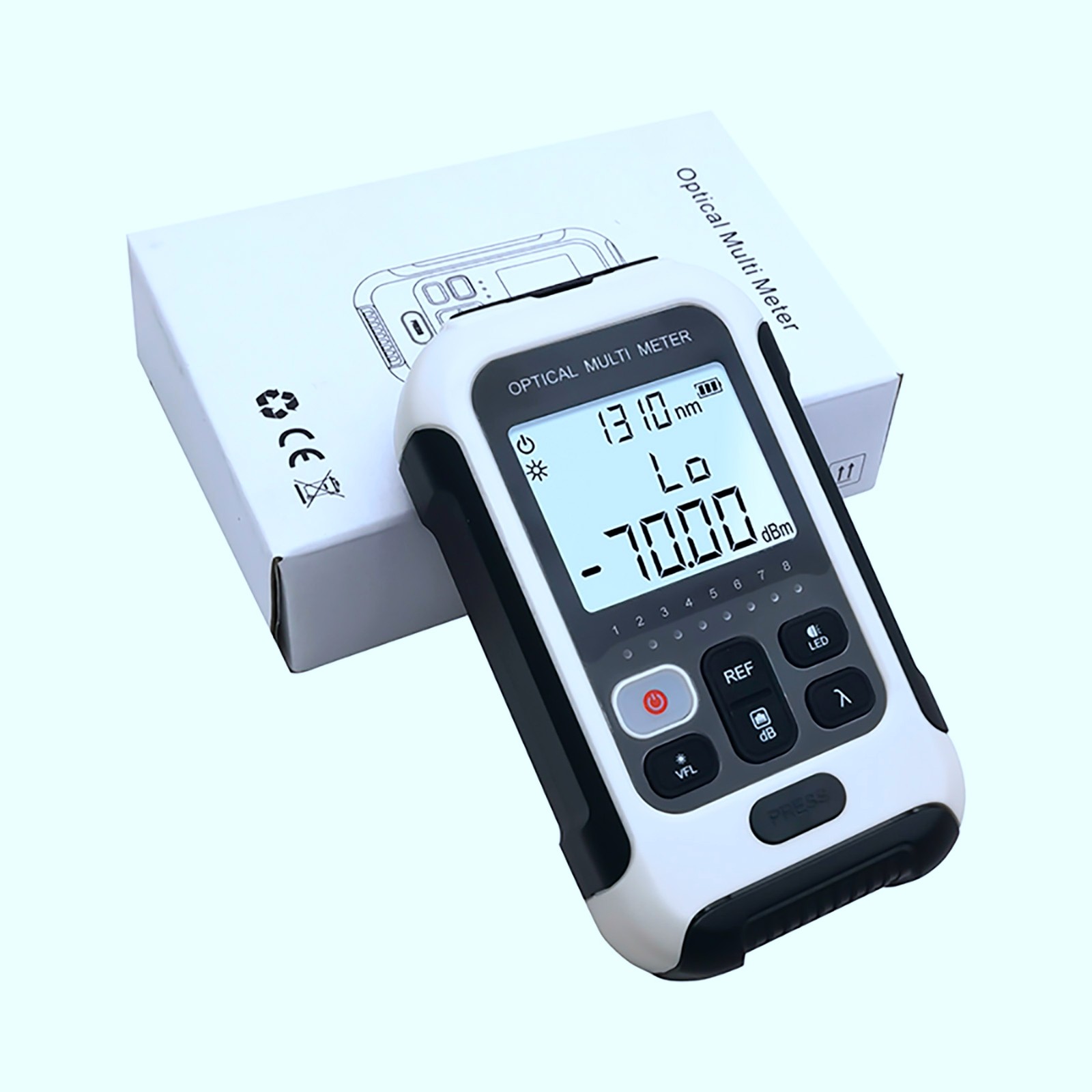 1 Multifunctional Optical Power Meter Accurate Tester For Communication