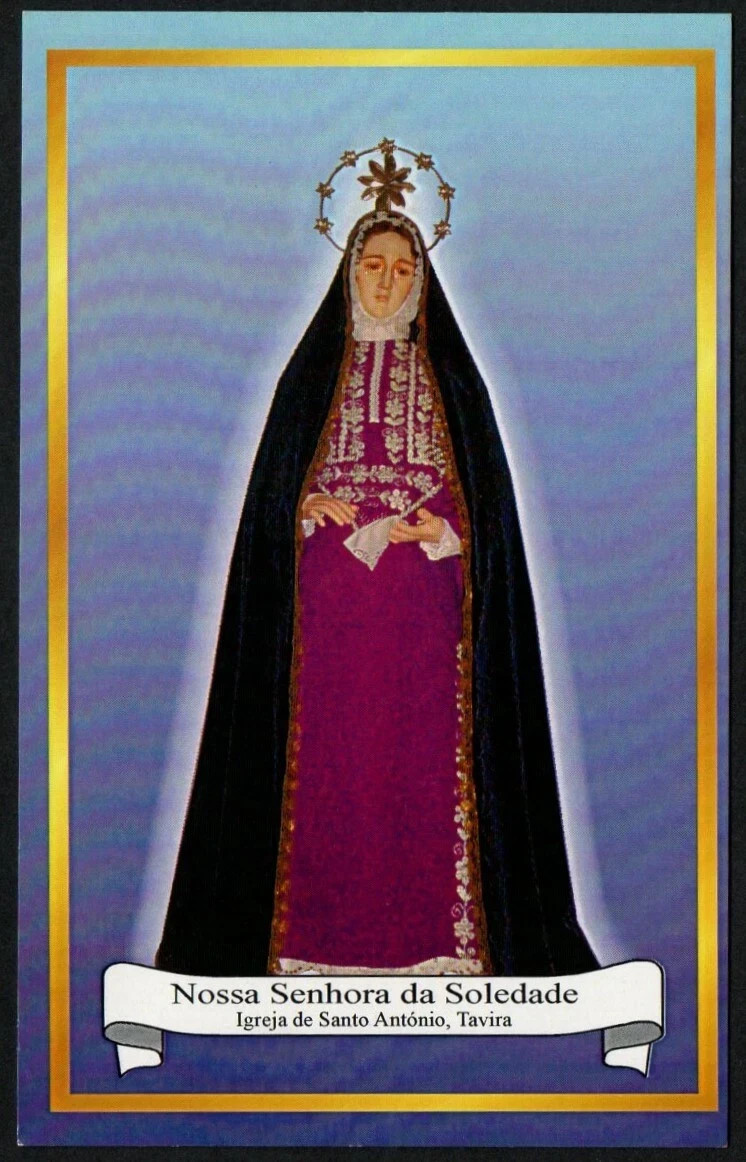 Holy card de la Virgin Dolorosa santino image pieuses estampa
