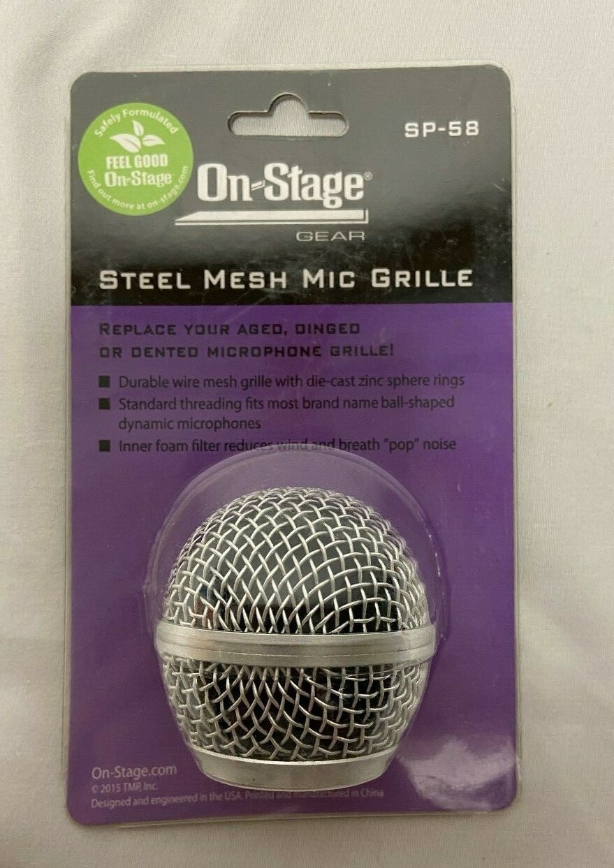 On Stage SP58 Steel Mesh Microphone Grille