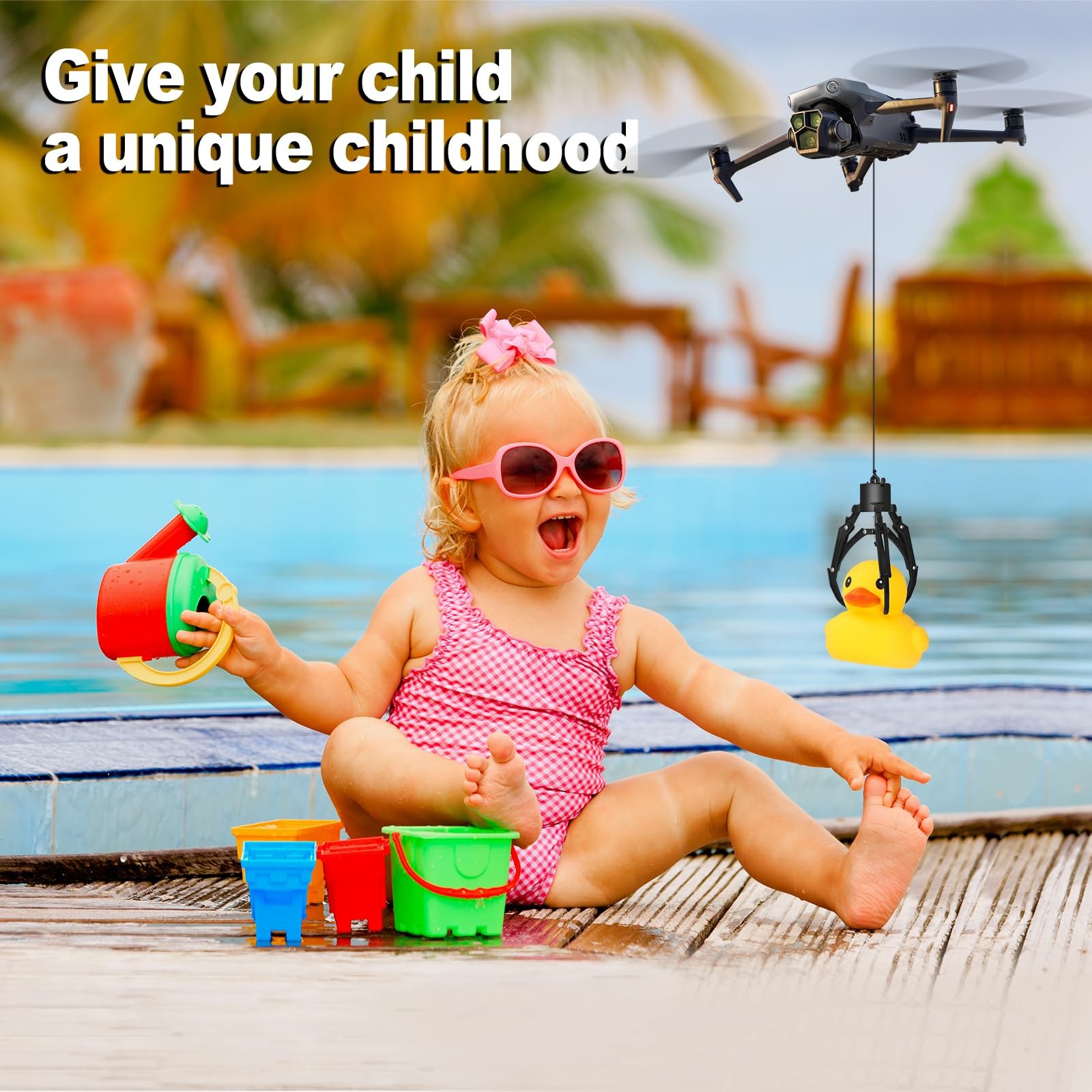 Drone Airdrop System - Remote Control Payload Release Device with Mechanical Cla