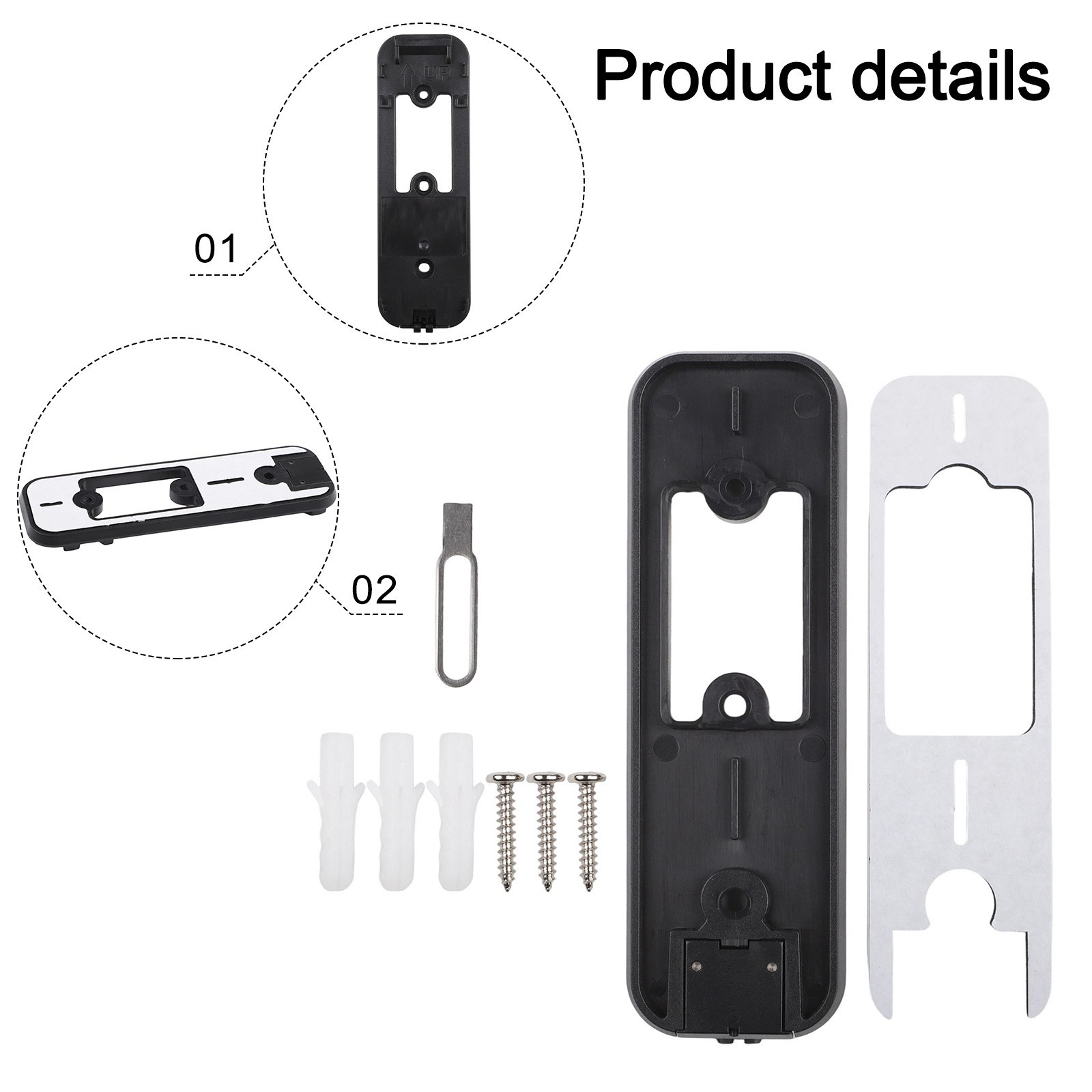 Installation Friendly Backplate for Blink Doorbell Strong and Stable Mount
