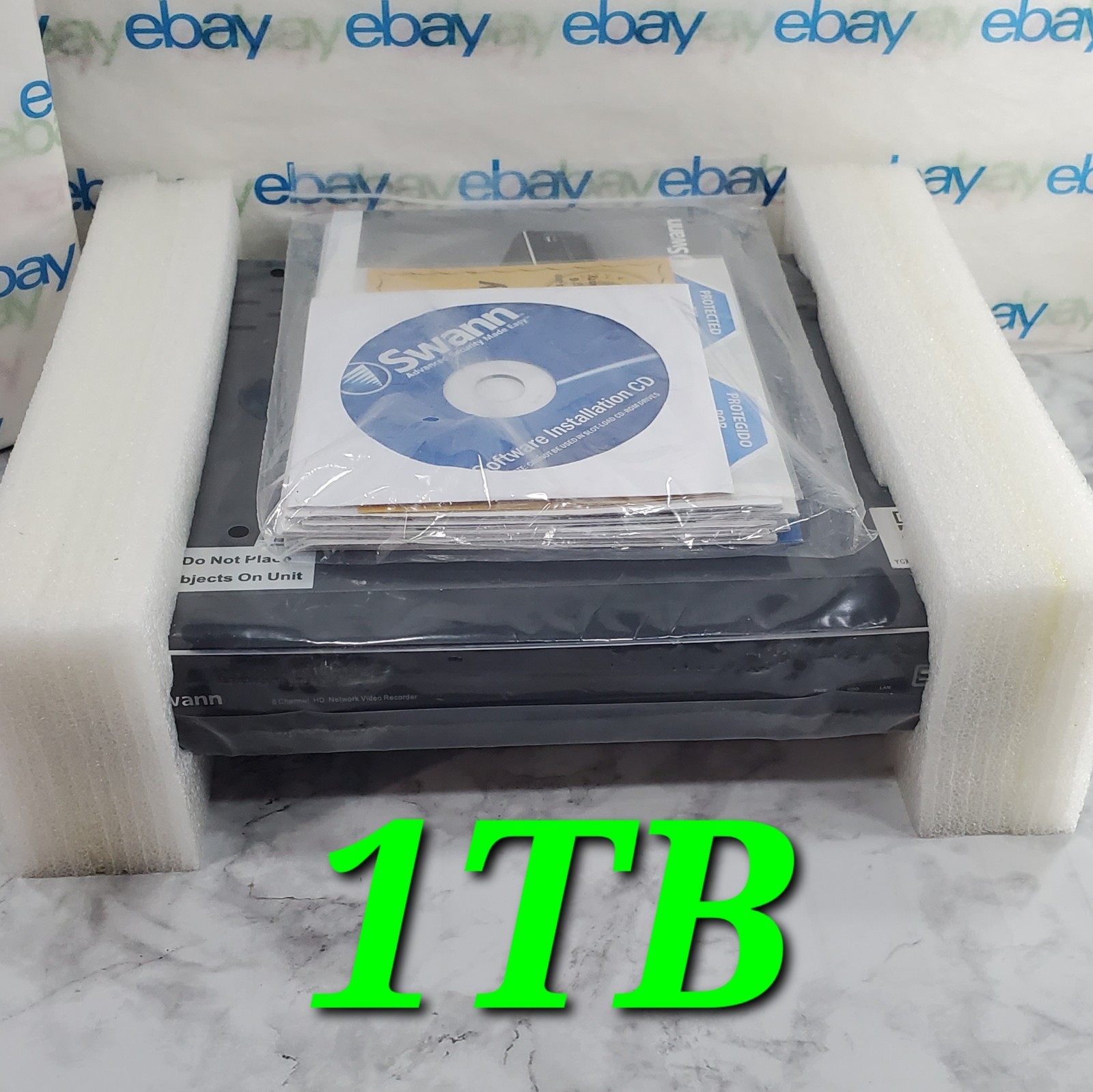✅️⭐️ Swann SWNVR-87072T 7072 NVR 8-Ch 720p CCTV IP Network Video Recorder 1TB HD