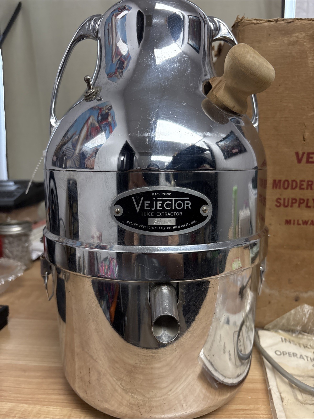 Vintage Vejector Juice Extractor Electric Juicer tested