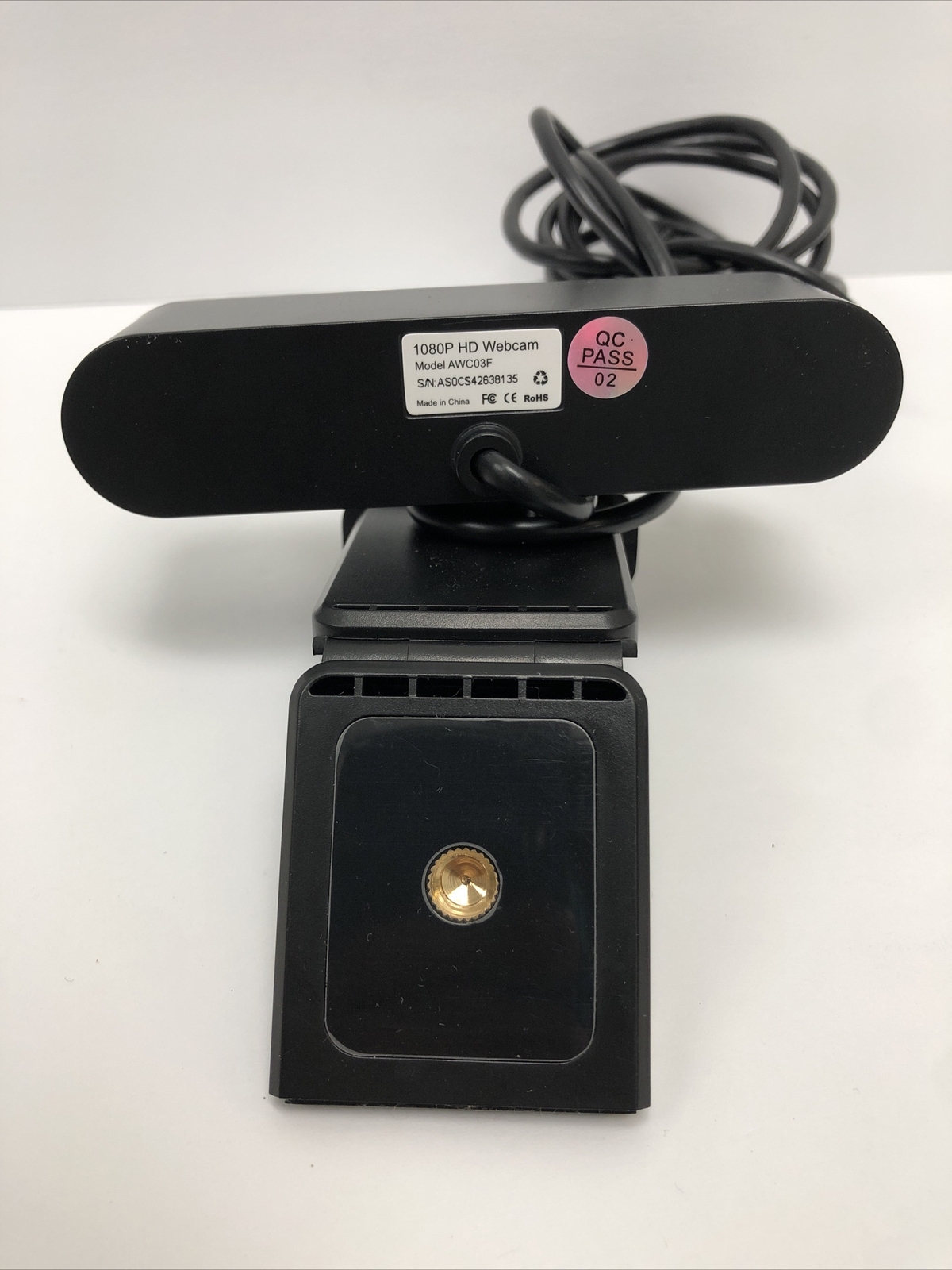 Aluratek HD 1080P USB Webcam w/Built-In Mic-OPENBOX