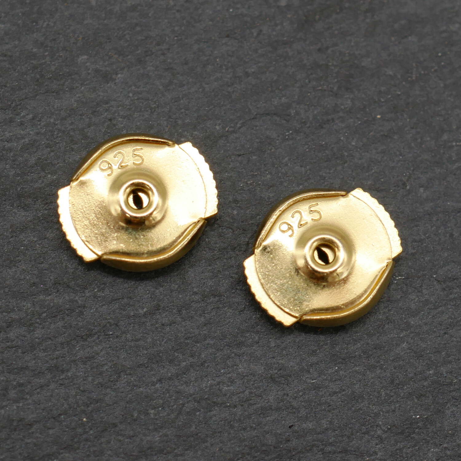 Gold Tone Locking Earring Backs Sterling Silver Earring Backs For Studs A4395