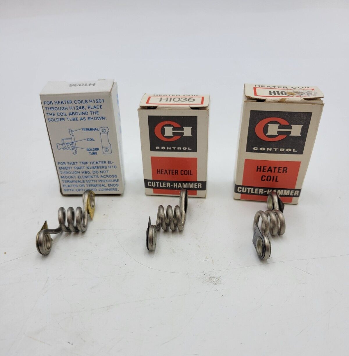 3PC Cutler-Hammer Eaton H1036 Thermal Unit Overload Heater Coil 8.64-11.4 Amp