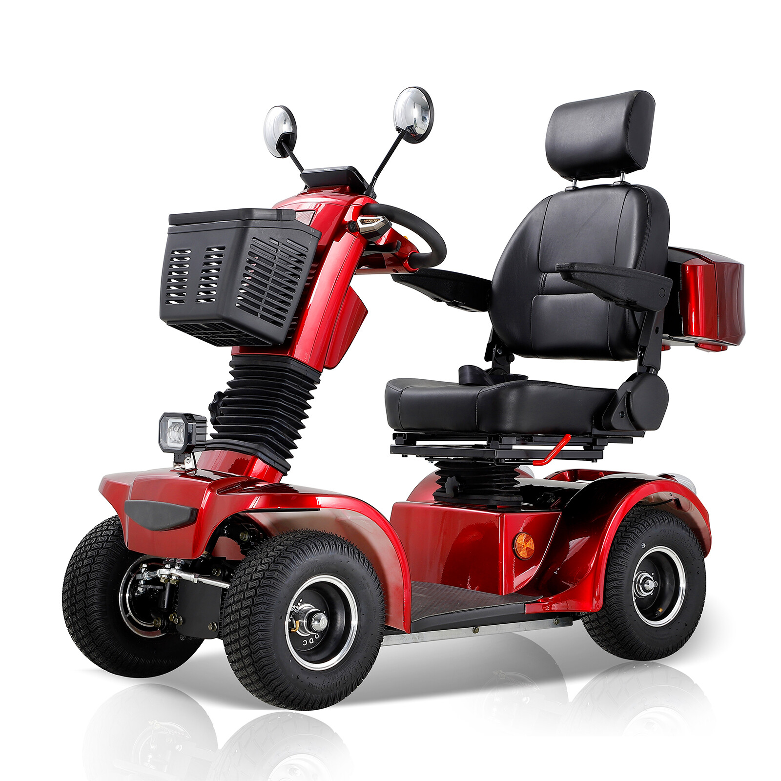 500W Heavy Duty 4 Wheel Mobility Scooters for Seniors & Adults 330lbs Capacity