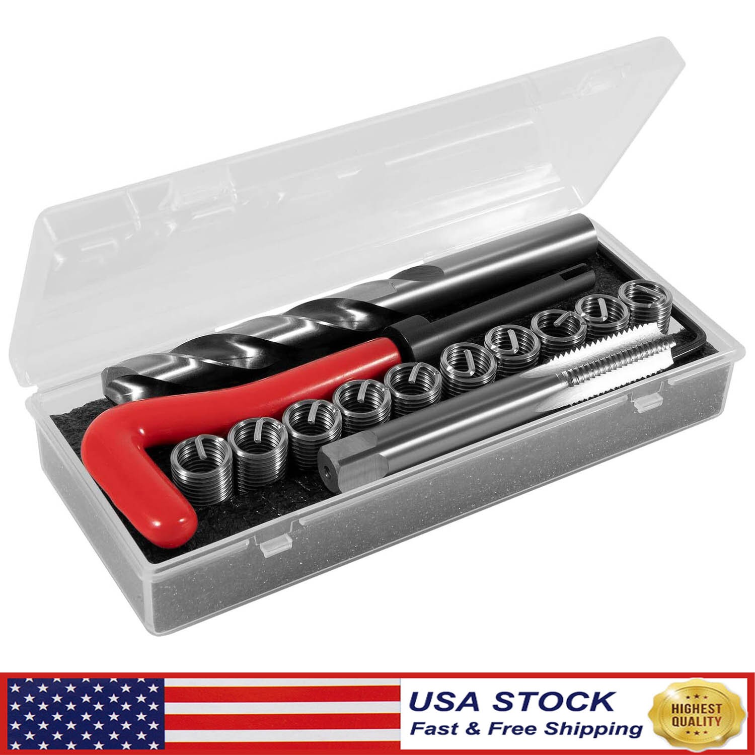 1420 Engine Cylinder Head Bolt Repair Tool Kit M11.5mm x 1.5 For Toyota Honda