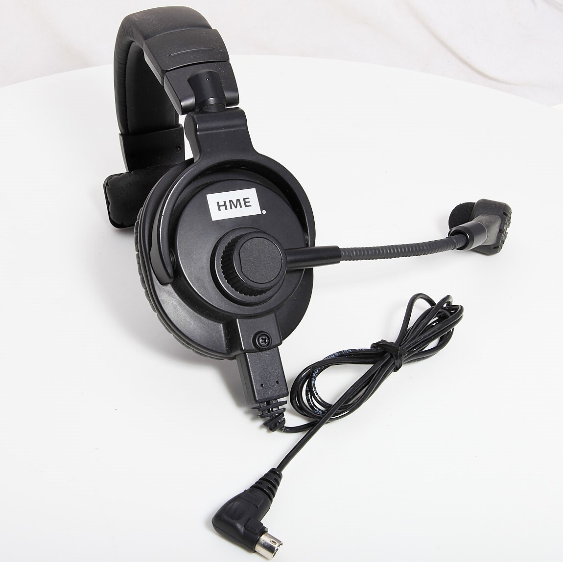 HME ClearCom HS25 Single Muff Intercom Headset With Dynamic Mic & Mini Din Plug