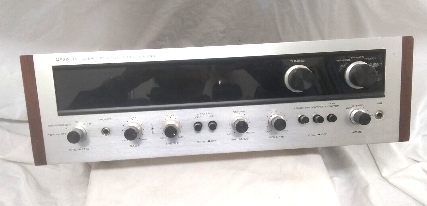 Pioneer SX-990 Stereo Receiver AM-FM Hi-Fi Fully Tested With Speaker Hook Ups