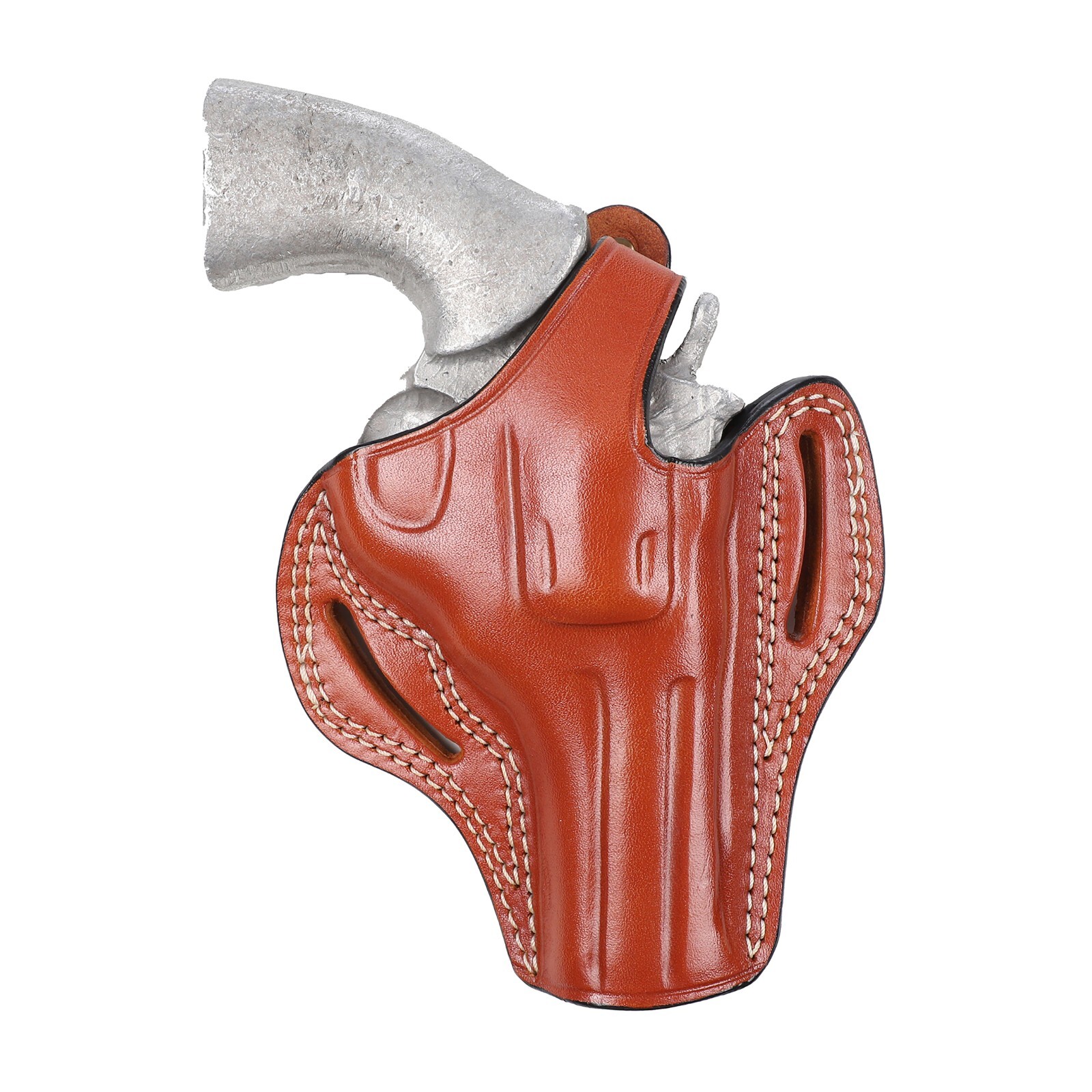 Pusat Holster Colt Python 4 inch 357 MAG Revolver Leather Belt Holster