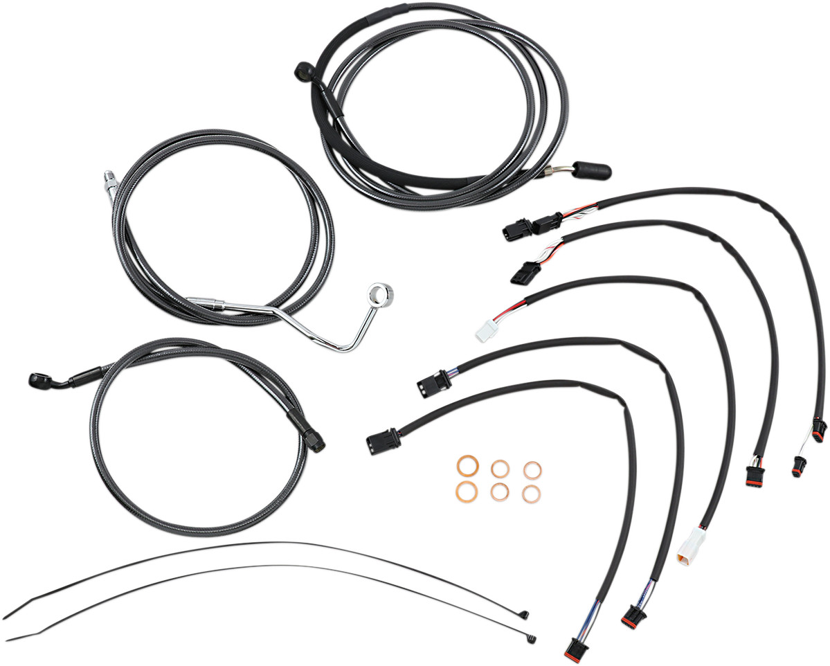 MAGNUM SHIELDING Black Pearl™ Upper Handlebar Installation Kit - 15"-17" -