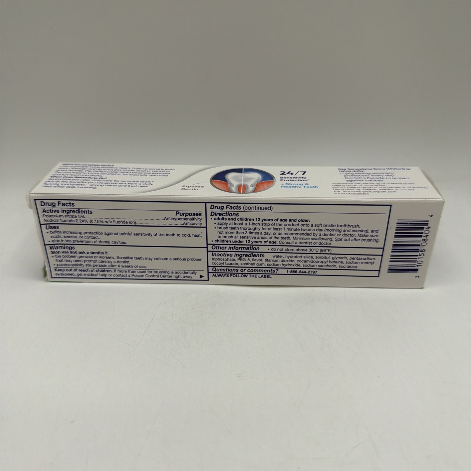 Sensodyne Extra Whitening Sensitive Teeth Toothpaste 4 oz 1 Pack