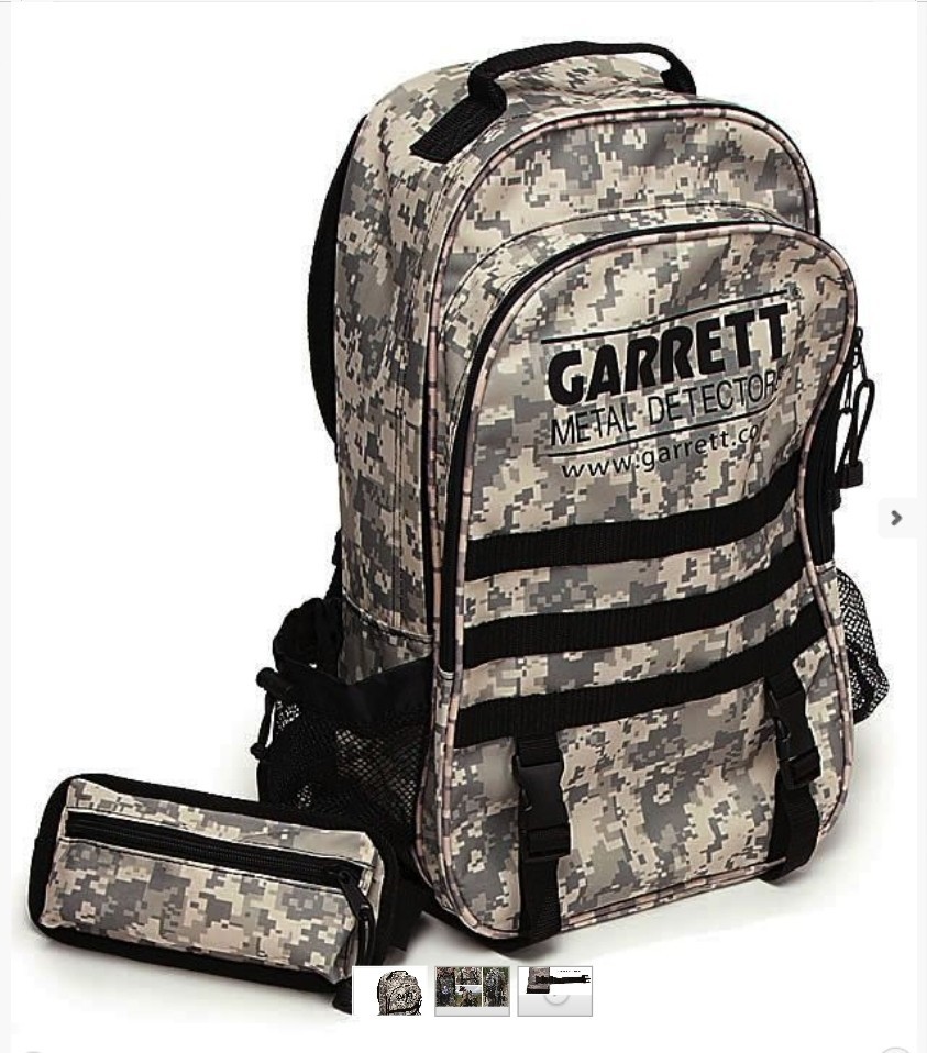 Garrett All-Purpose Backpack Camo With Pouch, Hunting, Camping Hiking Outdoor