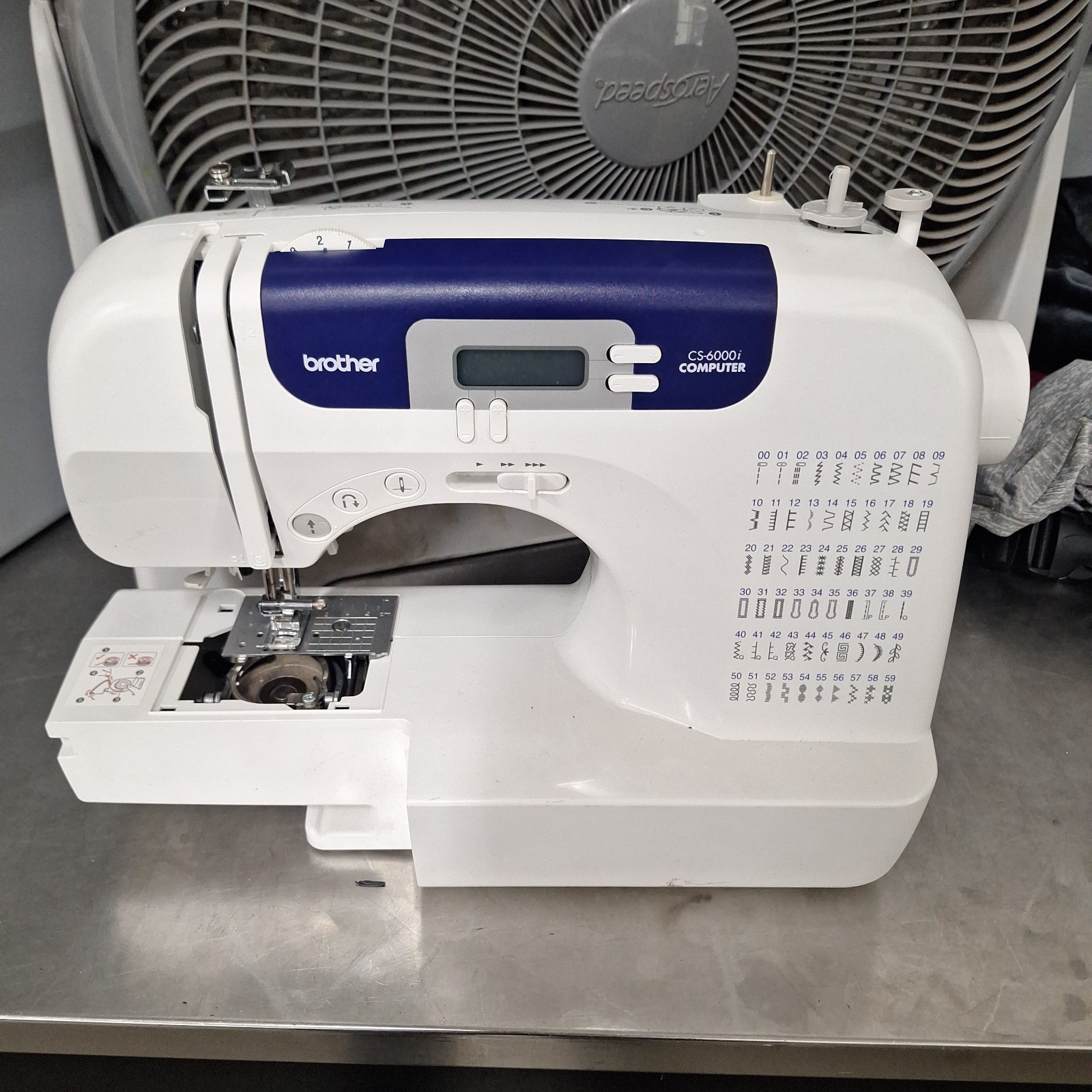 Brother CS-6000i Computerized Sewing Machine Only No Pedal