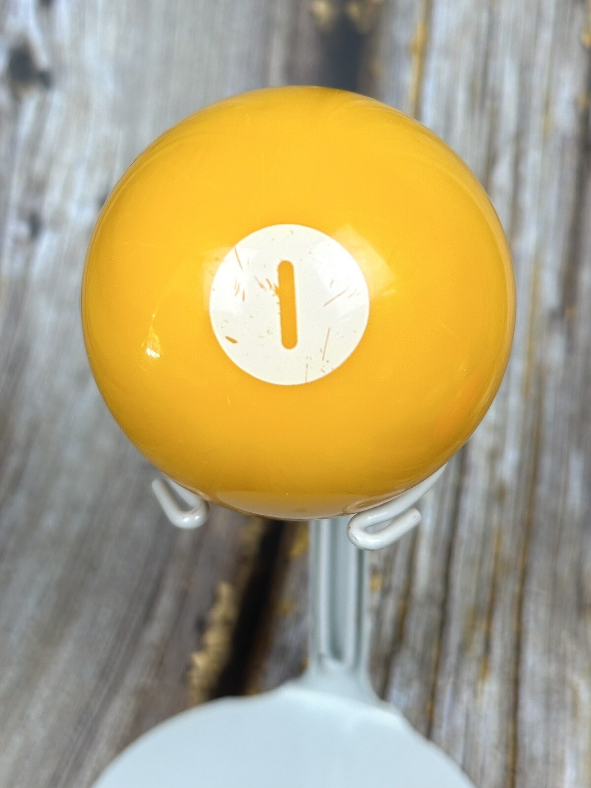 Vintage Replacement Billiard Pool Ball 2 1/4" Diameter Number #1 Solid Yellow
