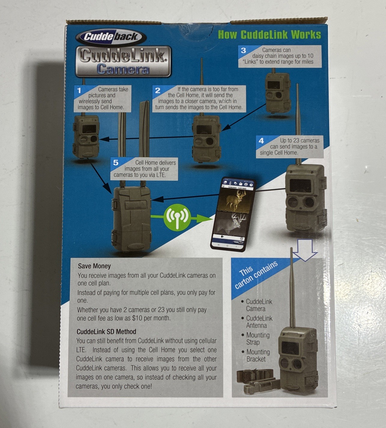 Cuddeback L Series No Glow Black Flash Camera LL-3A