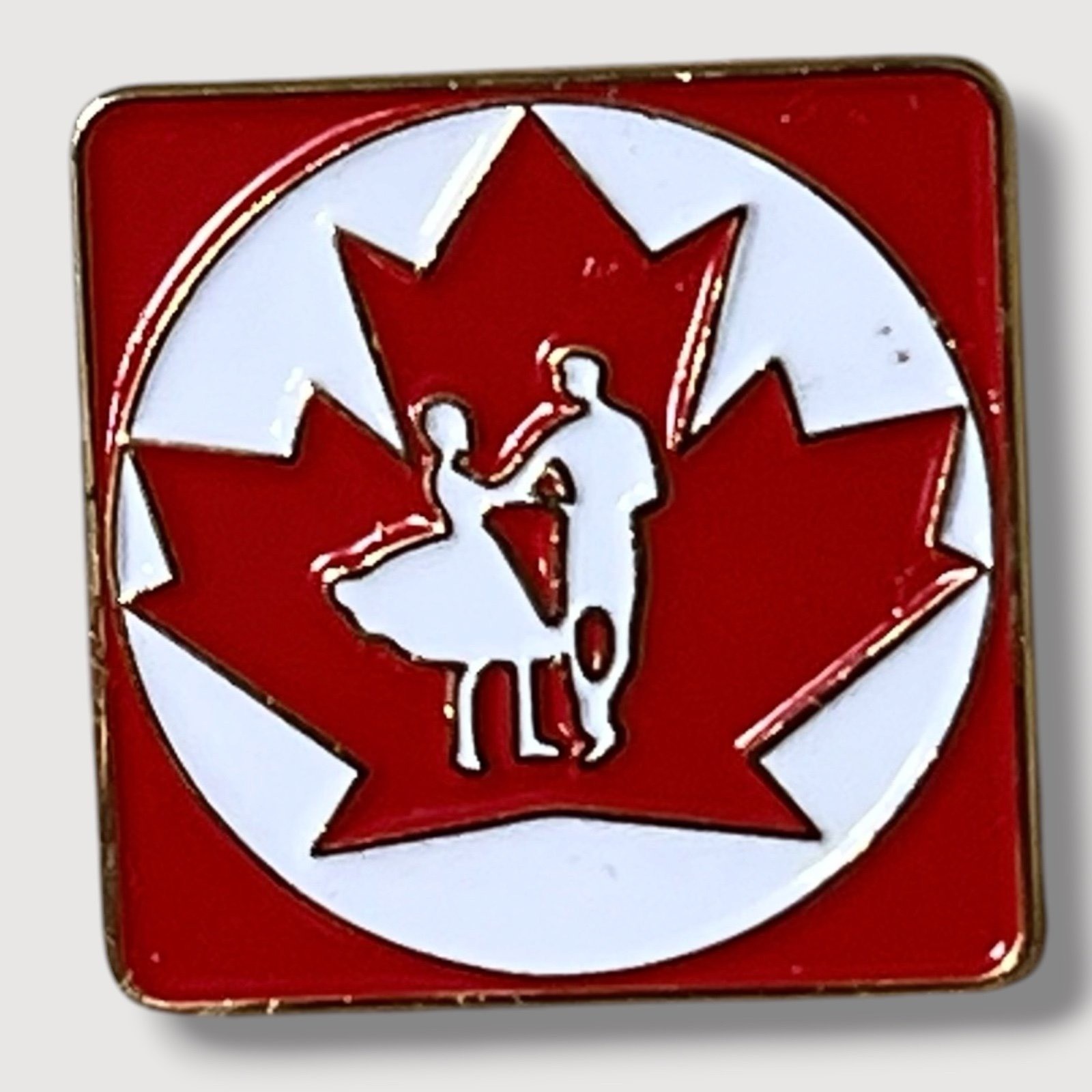 Canadian Square Dancing Ballroom Dancing Couple Lapel Vest Hat Pin F33