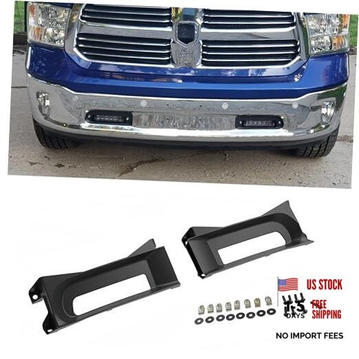 Front Driver Passenger Tow Hooks Bezel Bracket for 2013-2018 Dodge Ram