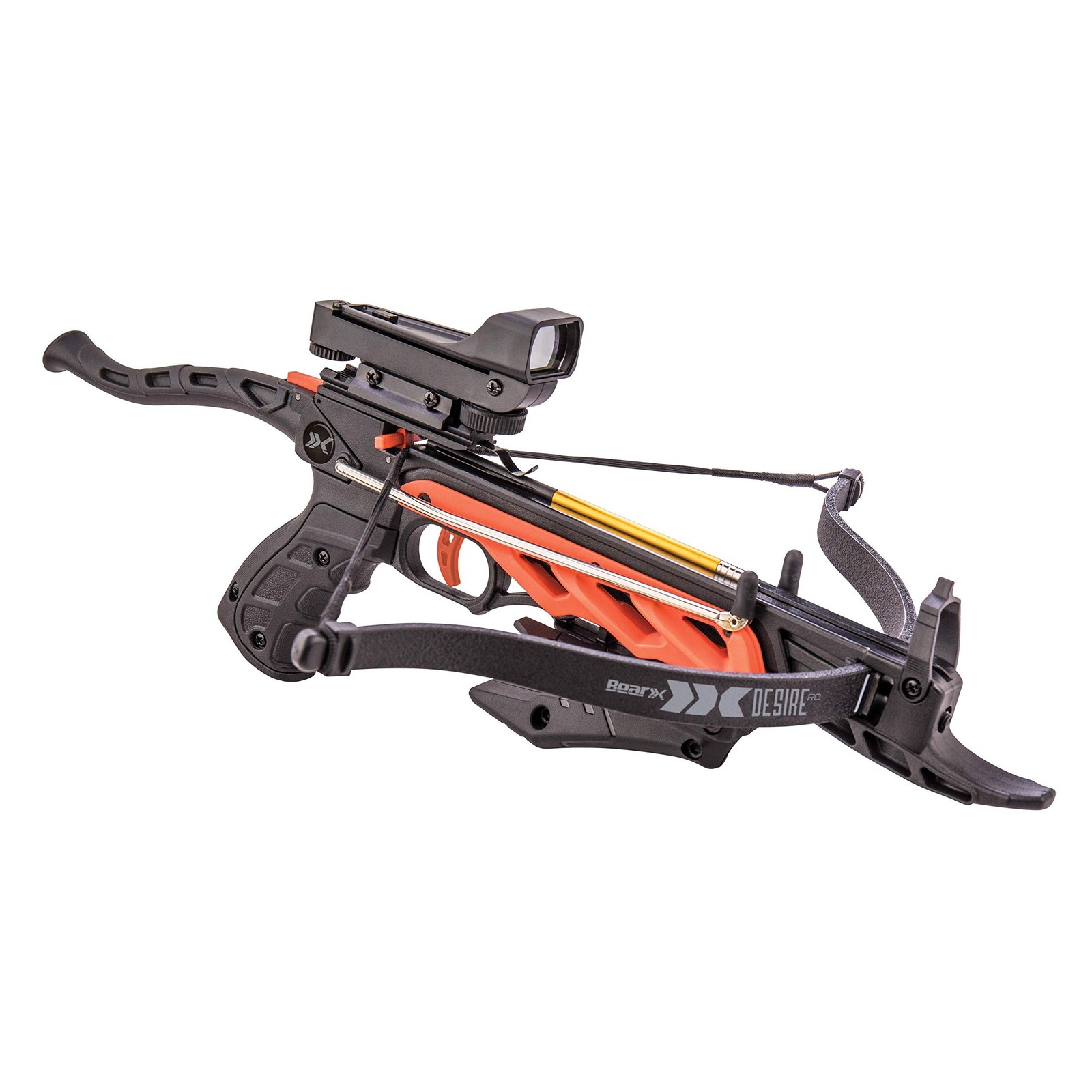 Bear X Desire RD Self-Cocking Crossbow with Red Dot Sight 3 Premium Bolts, Bl...