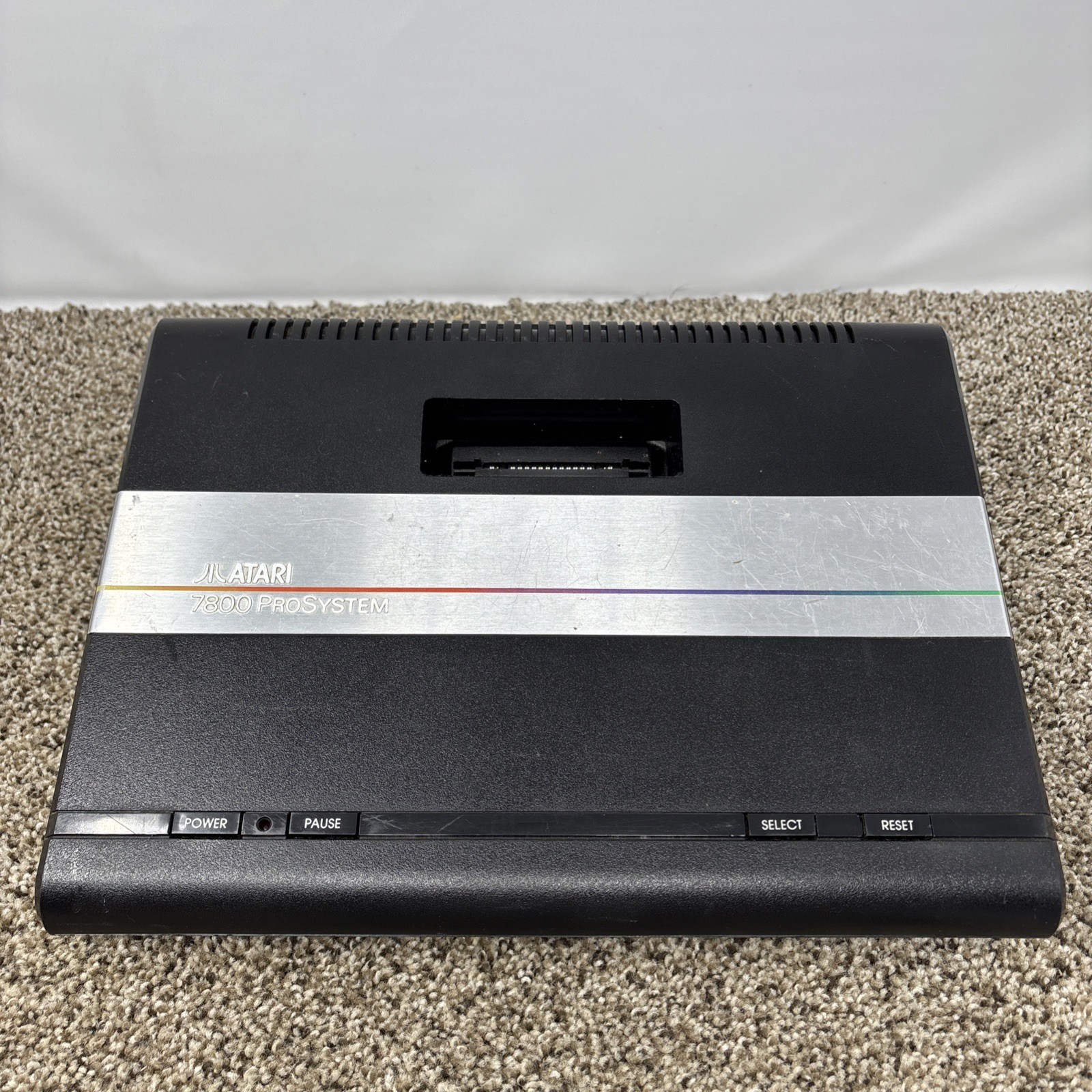 Atari 7800 Video Game Console With Controller Game TESTED New Power Supply