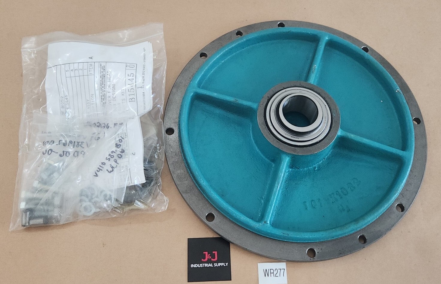 *NEW* Stock Equipment B15445 Bearing Cover For Head Pulley Model EG24 + Warranty
