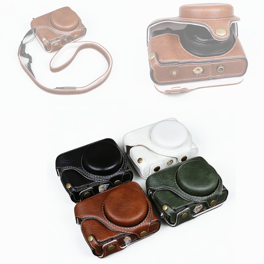 ZS300 PU Camera Half Case Body Cover Kit for Panasonic LUMIX DC-ZS300 DC-TZ300