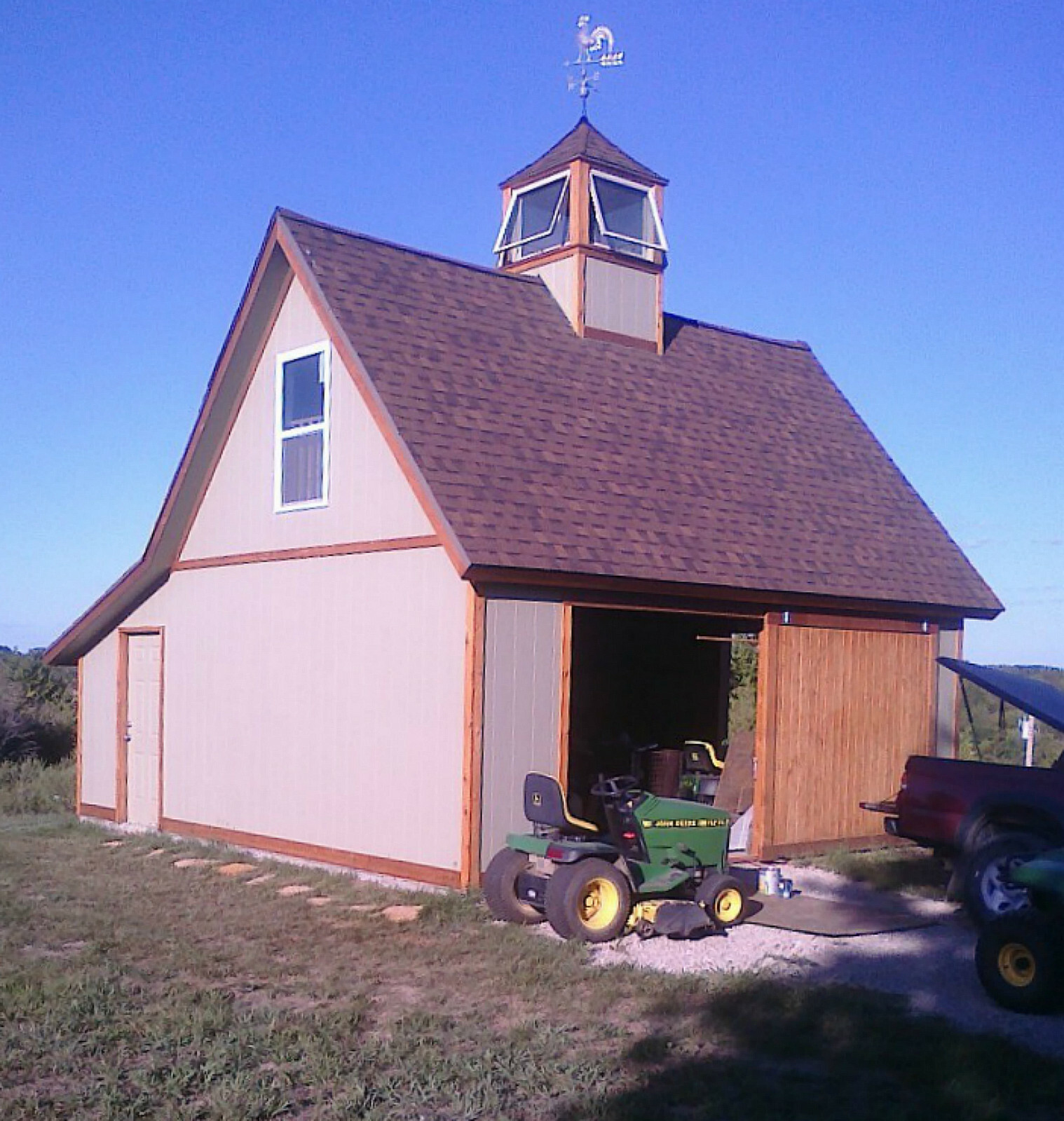 Candlewood Mini-Barn, Garage and Shop - 3 Sets of Pole Barn Plans (eB-110x3)