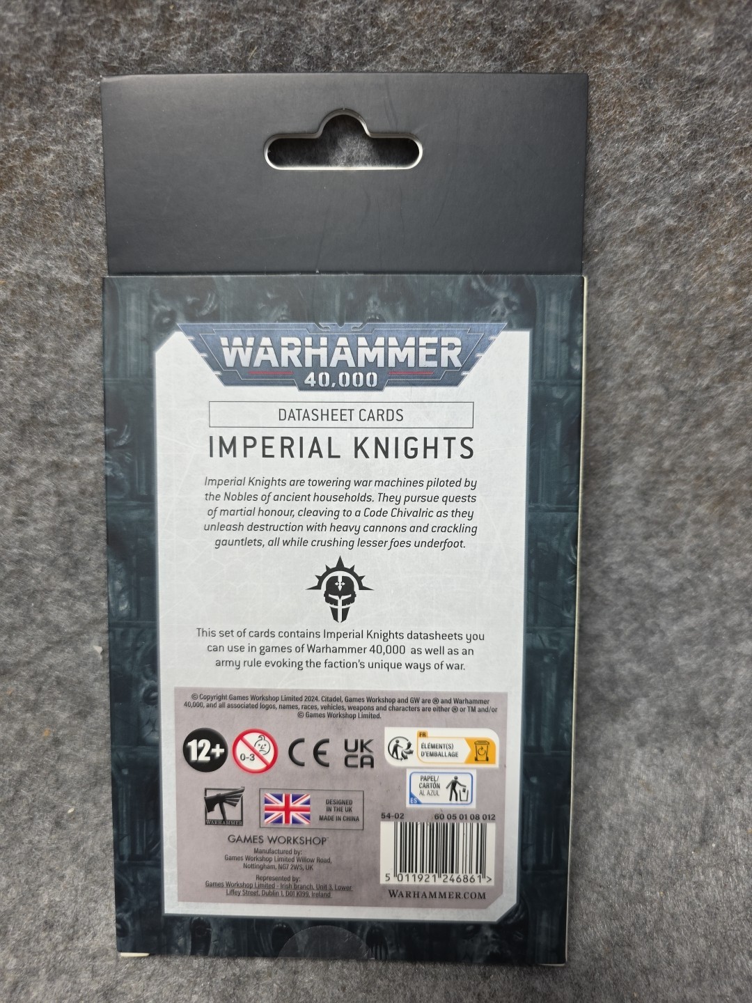 Datasheet Cards: Imperial Knights 10th Edition Warhammer 40K