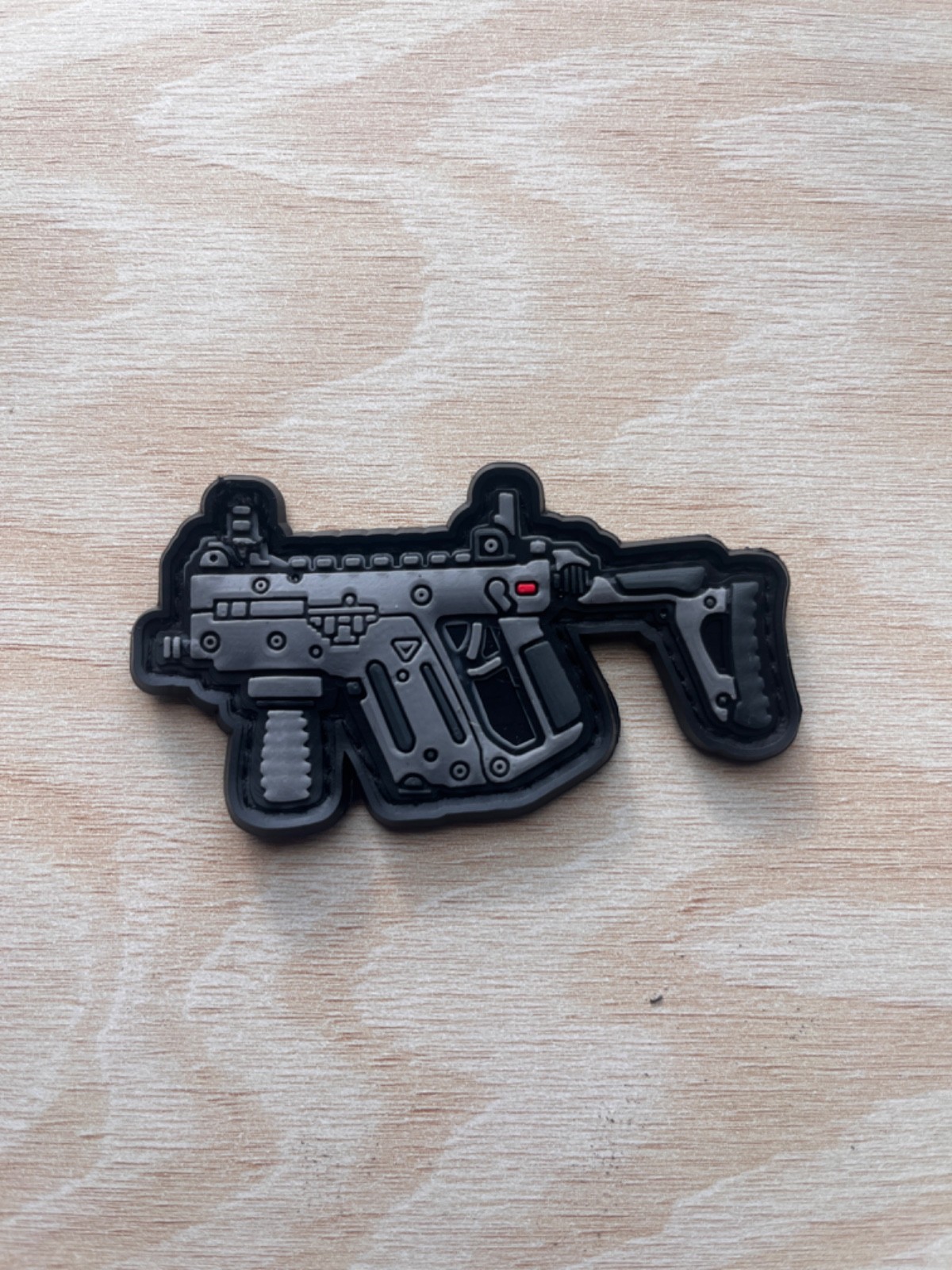 Kriss Vector Morale Patch Submachine Silhouette Hook & Loop TacticalPVC Patches