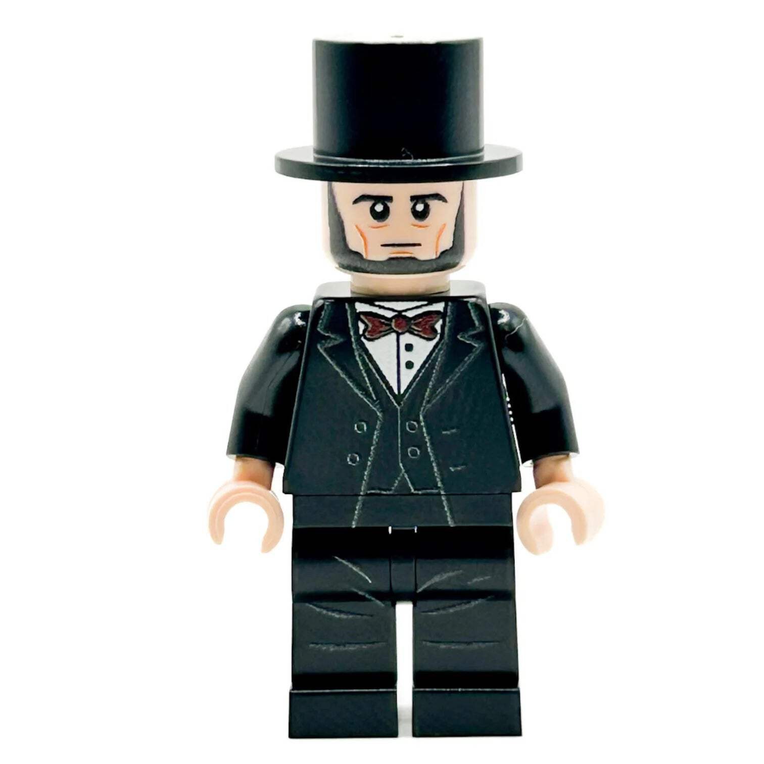 Custom Abraham Lincoln Minifigure - Bricks At War