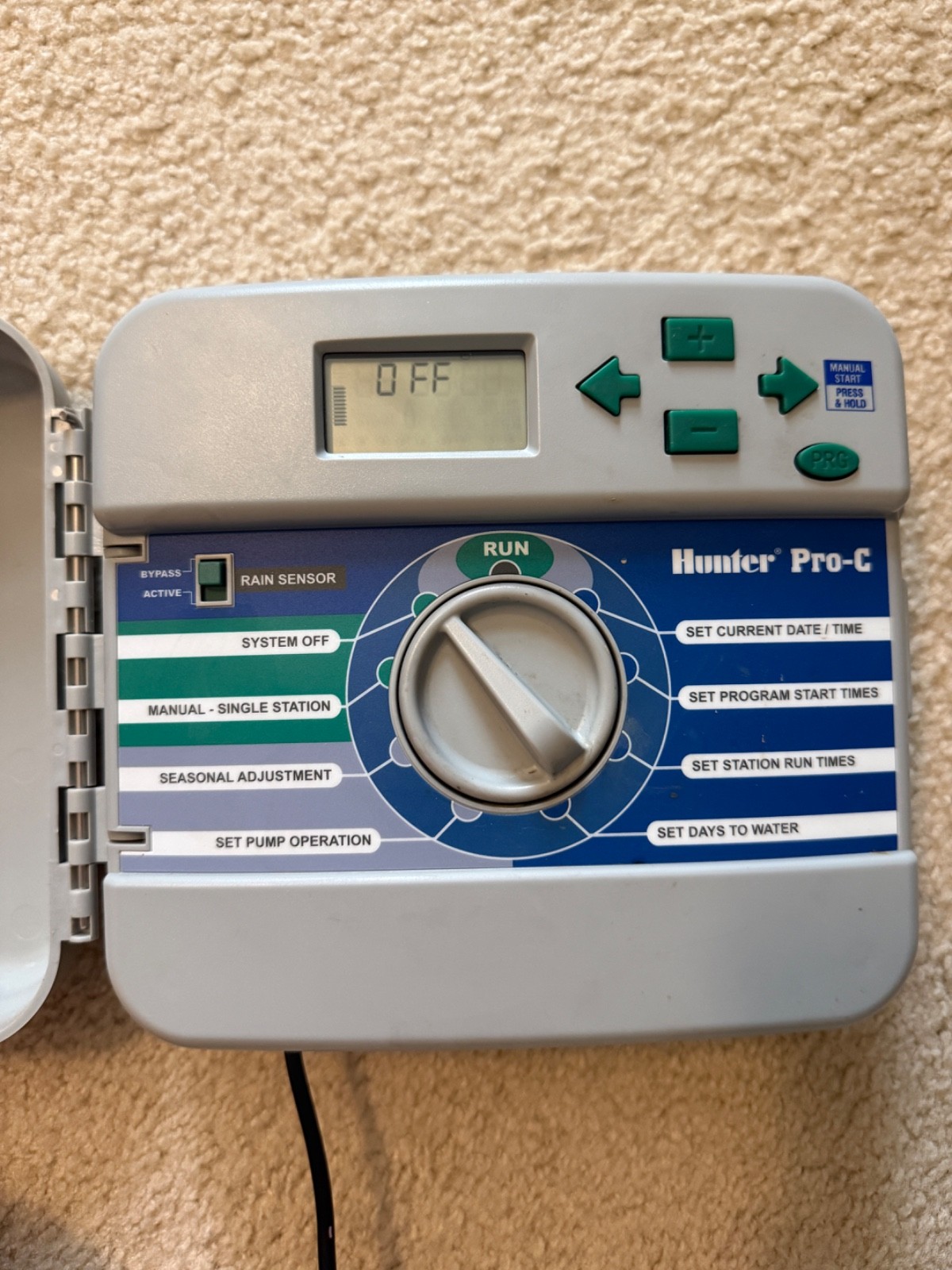 Hunter Pro-C PC-300i Irrigation Sprinkler Controller 12 Zone - Tested & Works
