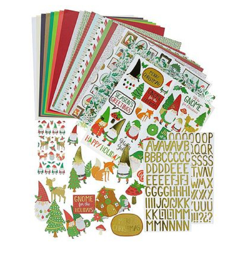 We R Memory Keepers Holiday Gnome Paper Crafting Kit