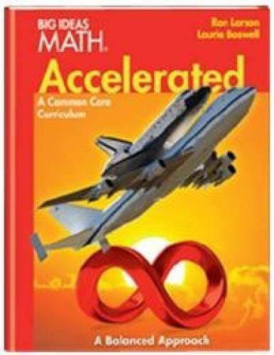 BIG IDEAS MATH Accelerated: Student Edition Red 2014 - Hardcover - GOOD