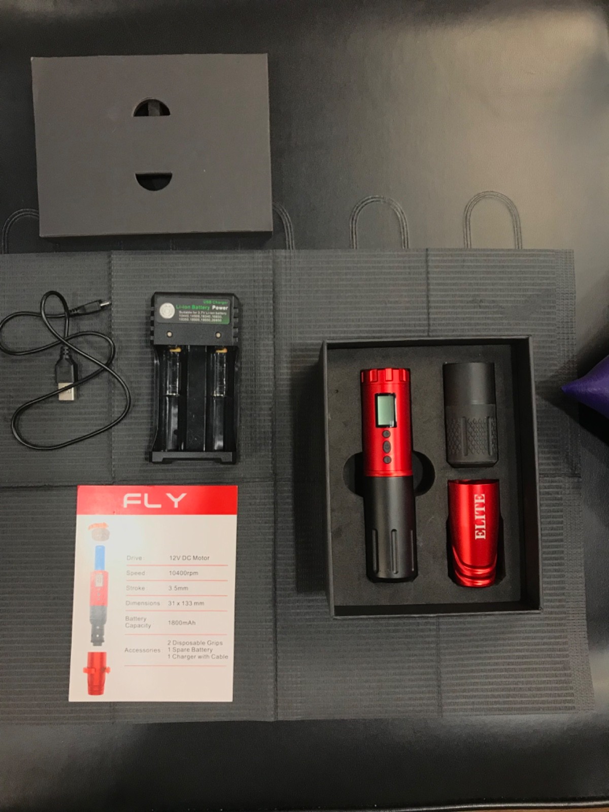 Elite Fly tattoo pen wireless machine