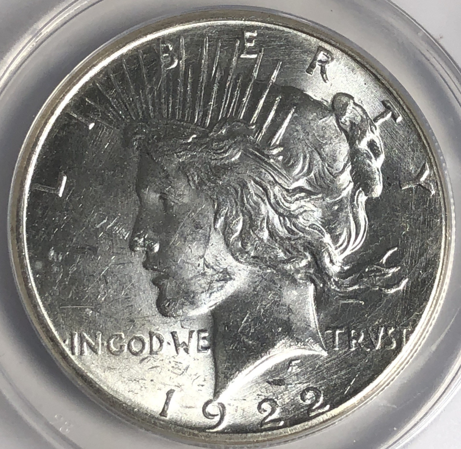 1922 S Peace "ANACS MS62"🔥LUSTER, STUNNING & BEAUTIFUL/ EXTREMELY NICE💥✅