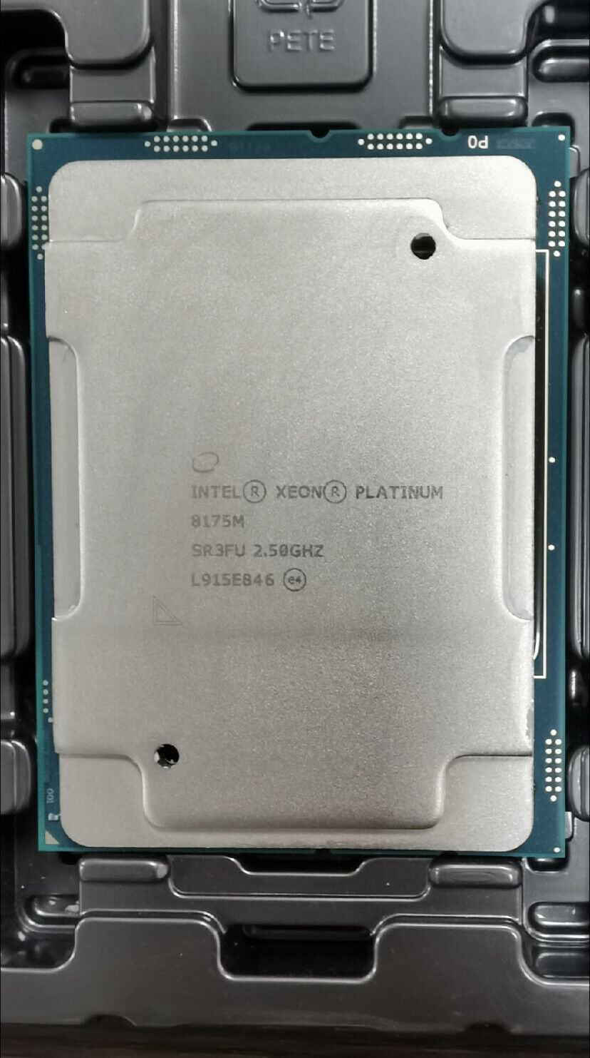 Platinum 8175M CPU SR3FU 2.5GHz 24Cores 48Threads Processors 33MB 240W LGA3647