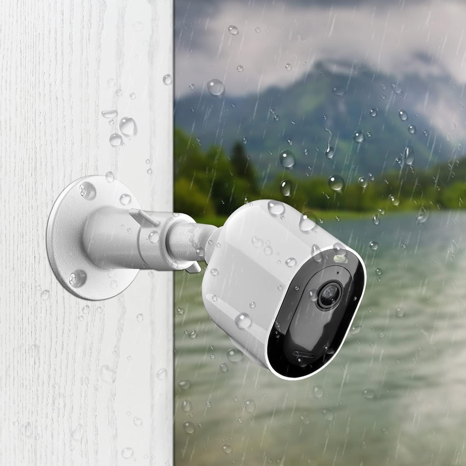 Durable Indoor/Outdoor Adjustable Security Camera Wall Mount - Easy Installation