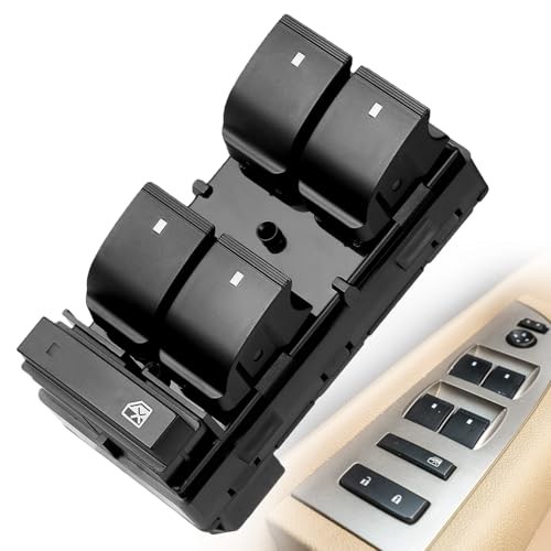 Fits Silverado & Sierra 1500 2500HD 3500HD - Driver Side, Master Window Switch