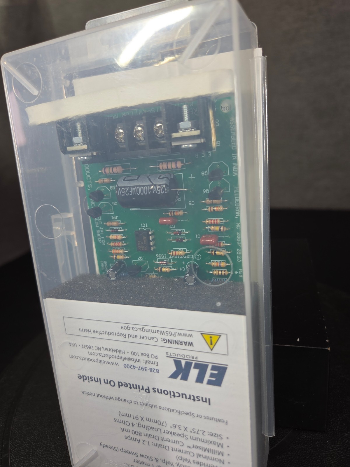 NEW Elk-100 High Performance Siren Driver Module 2-Volume Levels Simultaneously