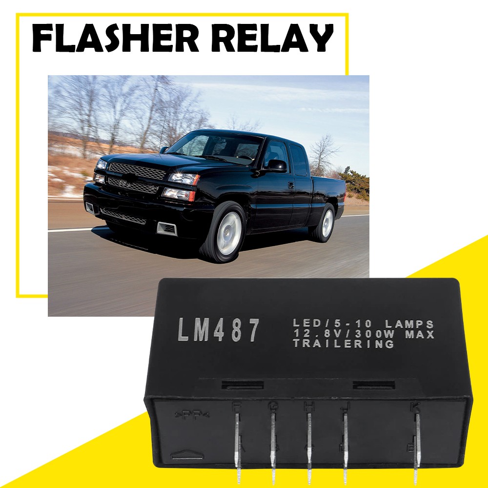 Hazard Warning Flasher LED Relay Turn Signal For 03-07 Chevy Silverado GMC Sierr