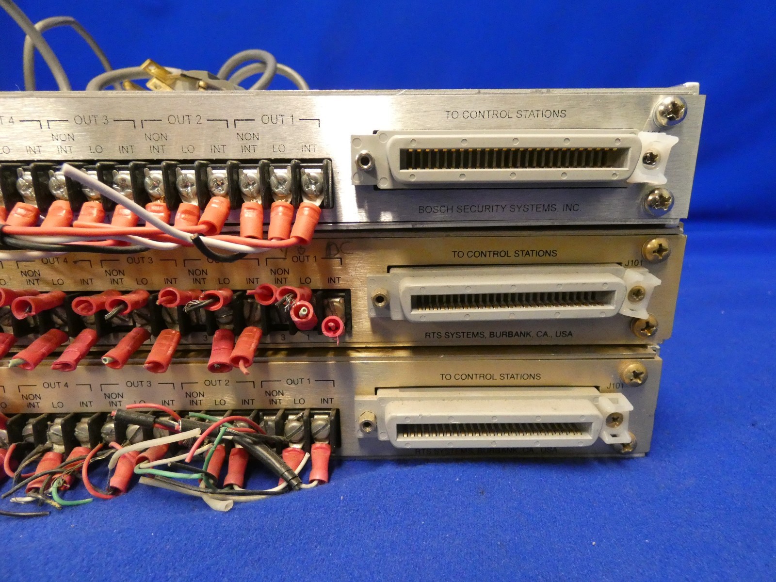 RTS Systems Series 4000 IFB System Central Electronics Model 4010 (QTY 3 Total)