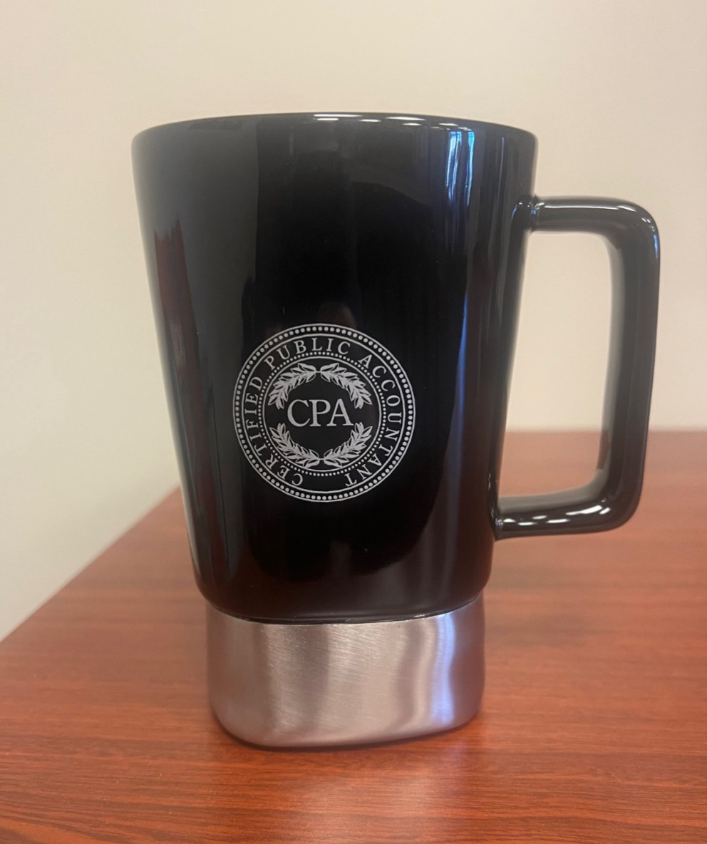 Certified Public Accountant Recognition Set -- Mug, Cufflinks and Pen New in Box
