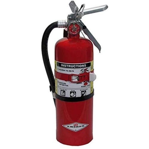 Amerex B500T 5lb. ABC Dry Chemical Fire Extinguisher with Vehicle Bracket