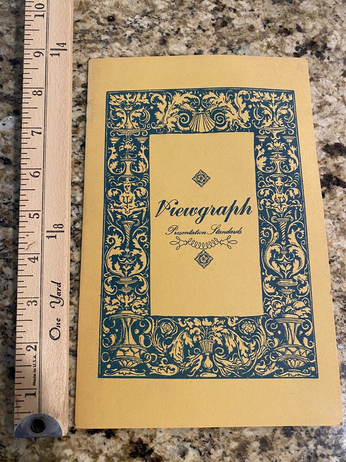 Vintage Viewgraph presentation standards instructions for overhead projector