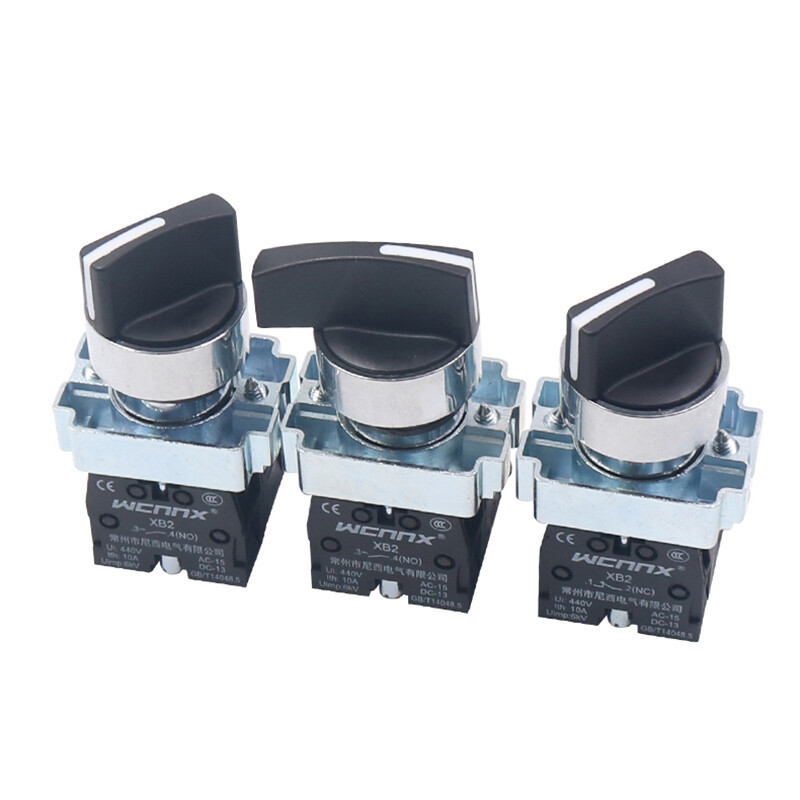 22mm Rotary Control Switch 2/3 Position Panel Mount Changeover Selector XB2 10A