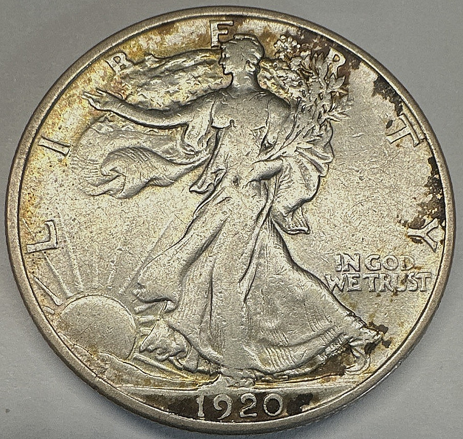 1920 Walking Liberty Half Dollar 801