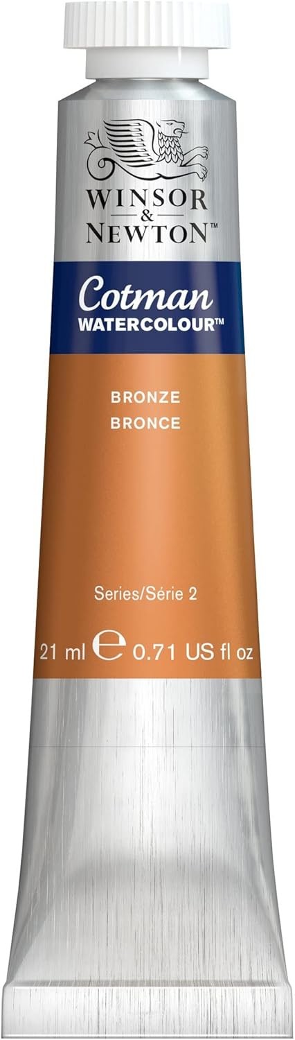 Winsor & Newton Cotman Pintura de acuarela, 0.3 fl oz (0.27 onzas), Bronce