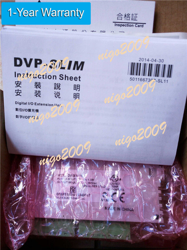 DVP08SP11R Delta S Series PLC Digital Module DI 4 DO 4 Relay new in box